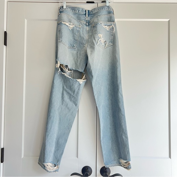 Agolde 90s mid rise loose fit unhinged jeans 27 - Picture 6 of 15